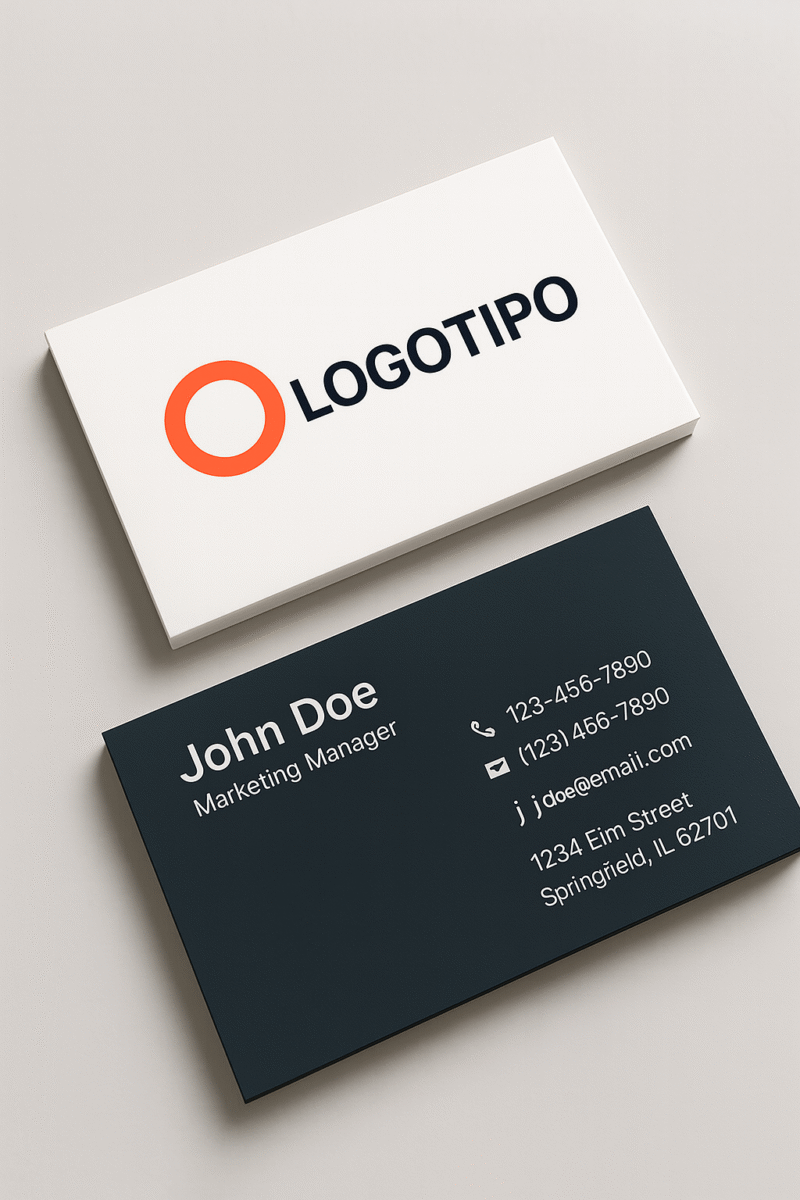 Cartão de Visitas Personalizado